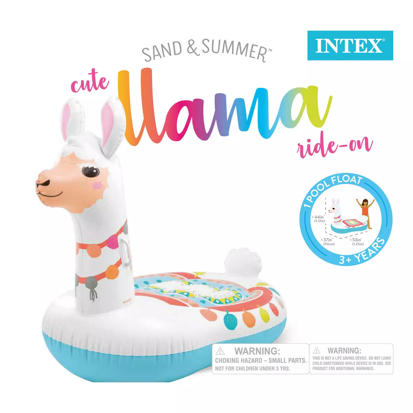 Llama Ride-On Pool Float