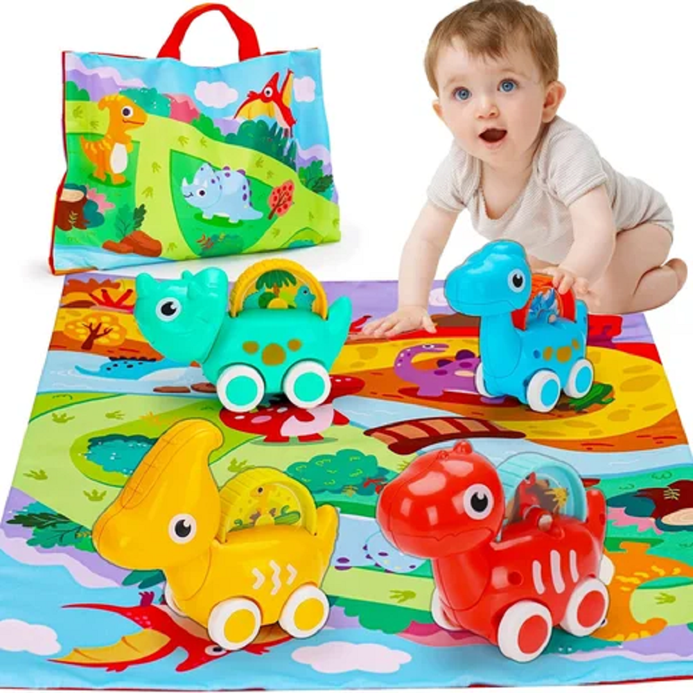 BabyCars : Ensemble de Tapis et Voitures pour Bébé.