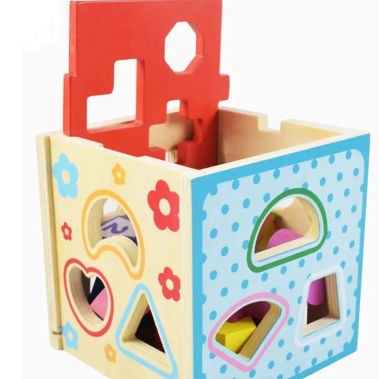 CubePuzzle 2 in 1 : Magique Cube 2 en 1 en bois