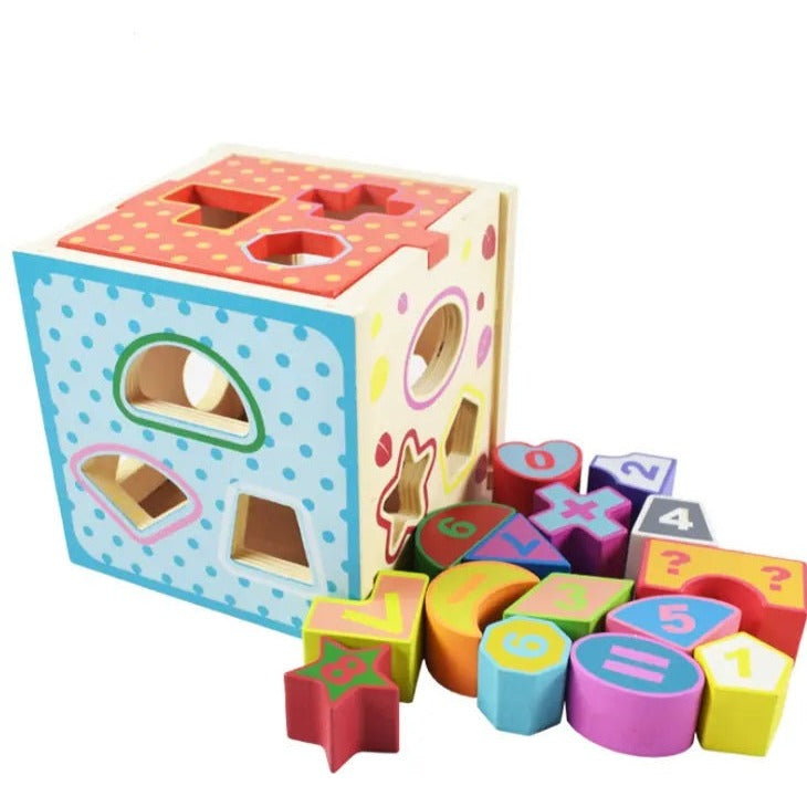 CubePuzzle 2 in 1 : Magique Cube 2 en 1 en bois