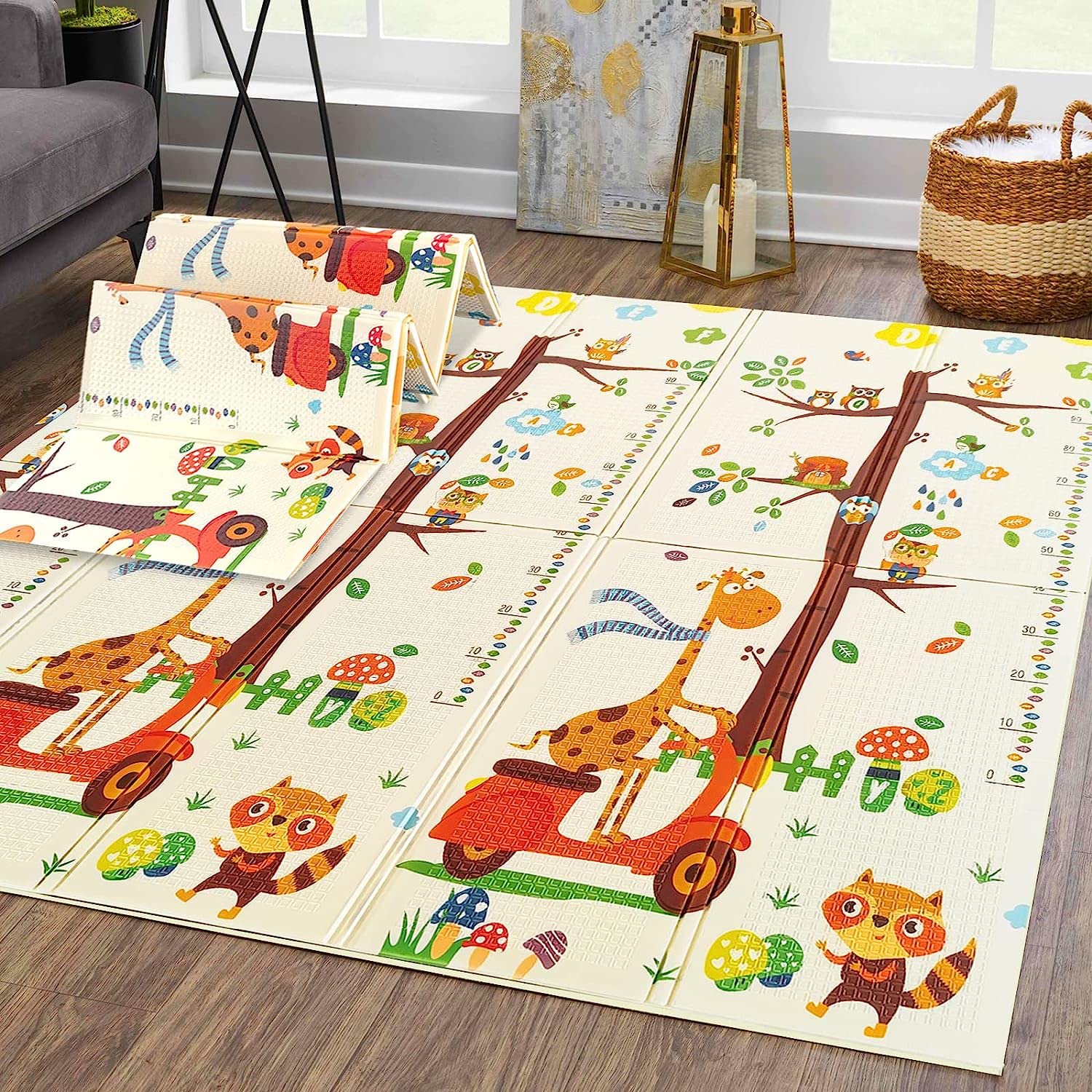 BabyCarpet Large 180x195 cm  : Tapis Bébé Pliable et Imperméable