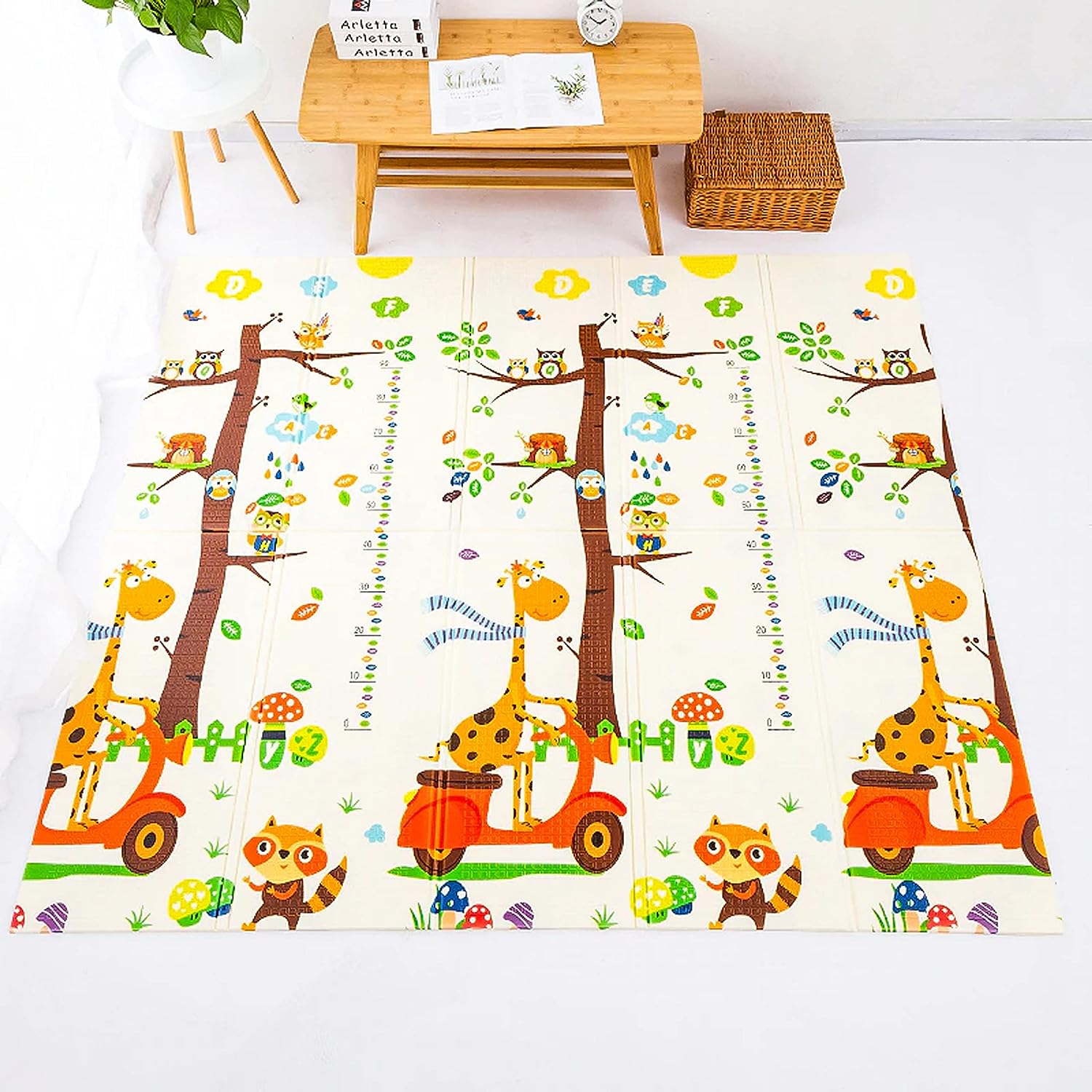 BabyCarpet Large 180x195 cm  : Tapis Bébé Pliable et Imperméable