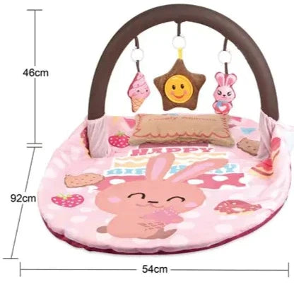 BabyNest 2 en 1 : Lit Bébé et Tapis de Jeu Musical pour Bébés