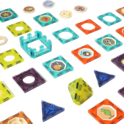 GlowingTiles : Blocs de construction magnétiques Lumineux 73 PCS