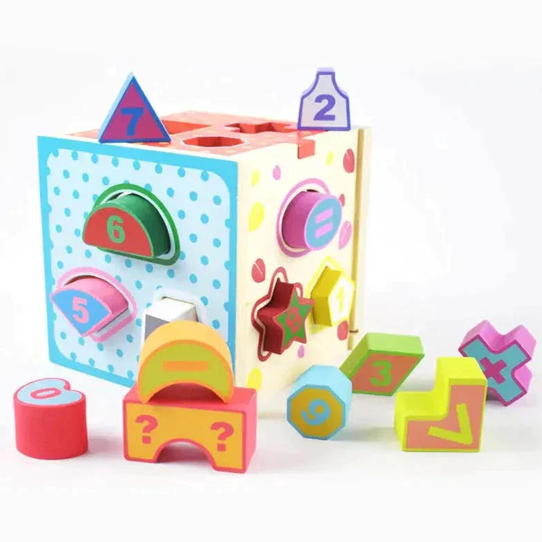 CubePuzzle 2 in 1 : Magique Cube 2 en 1 en bois