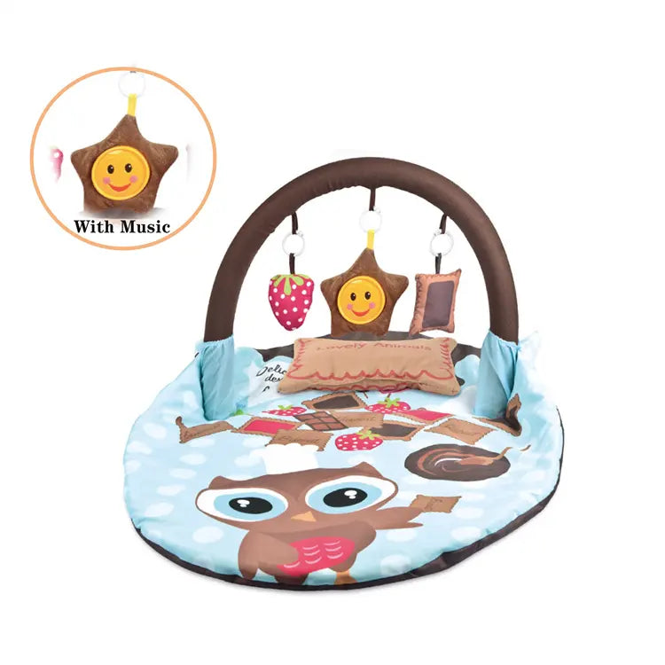 BabyNest 2 en 1 : Lit Bébé et Tapis de Jeu Musical pour Bébés