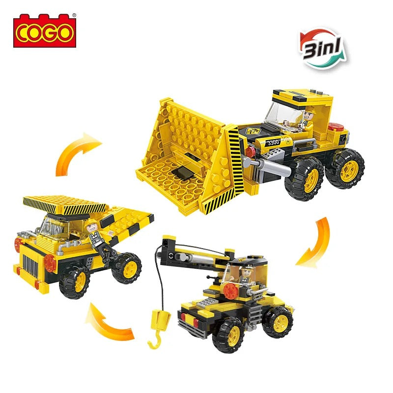 3in1 Block de construction 220+PCS