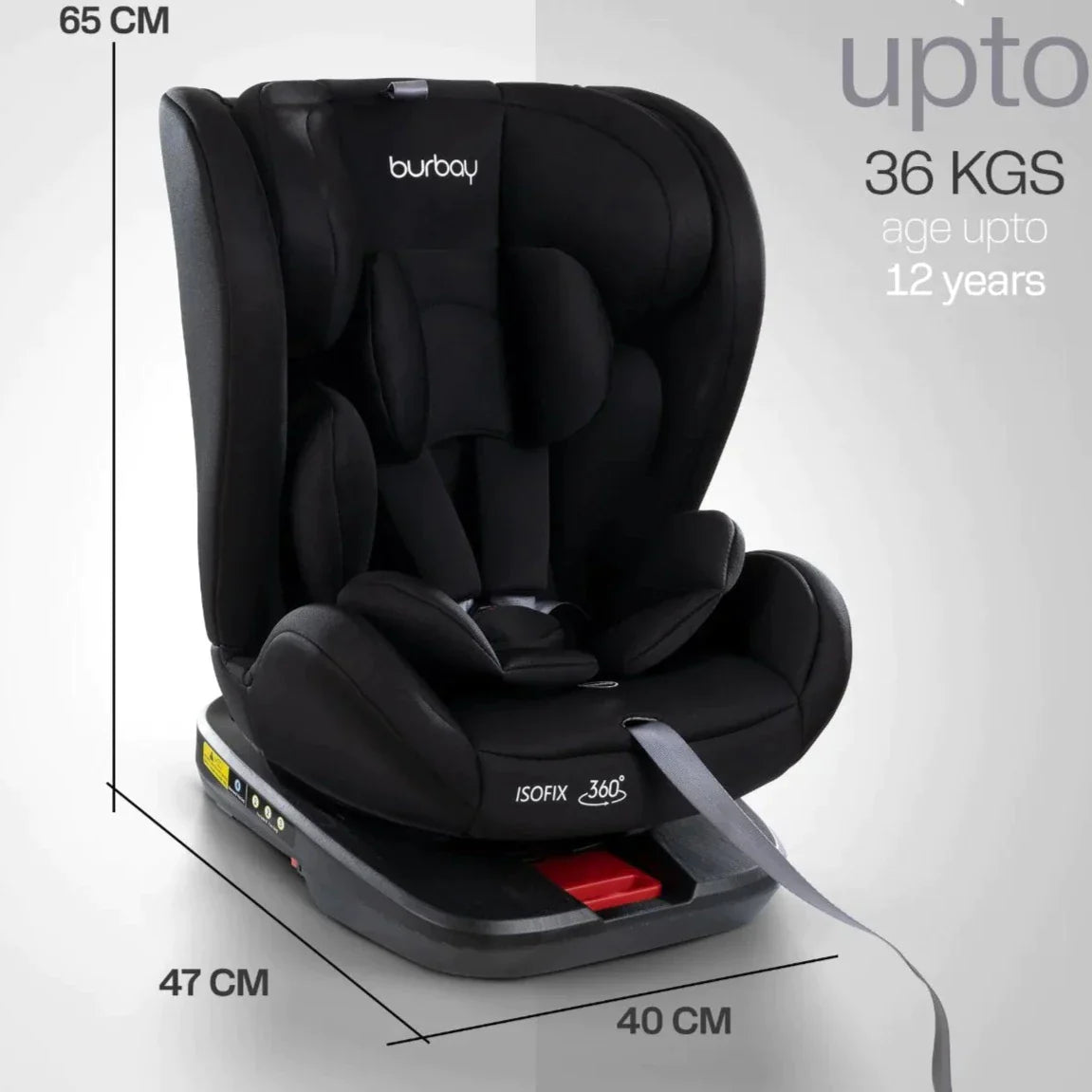 ChildSeat Blalck : Siège Auto Isofix ajustable Pour Enfant